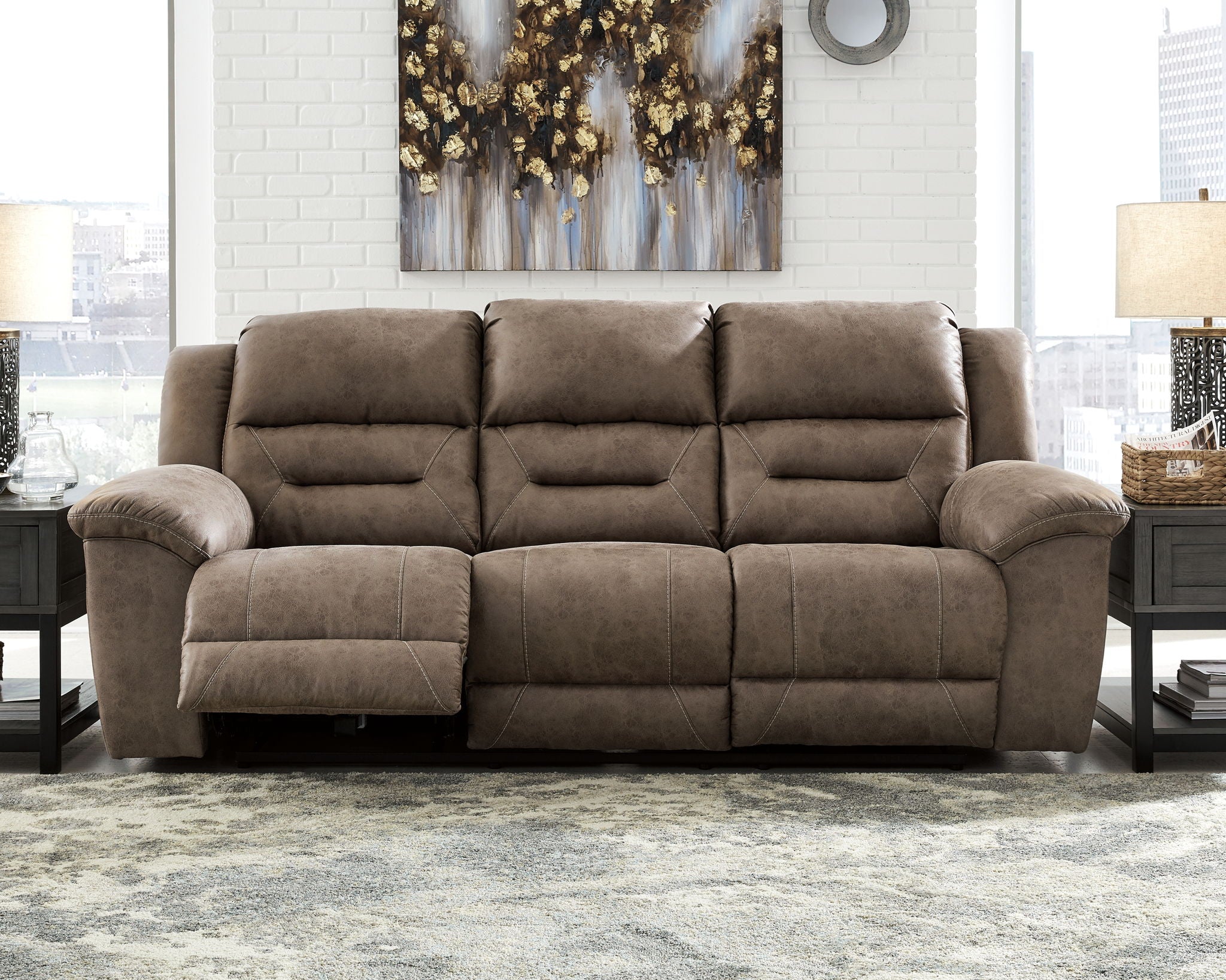 Stoneland - Reclining Sofa - Image 3