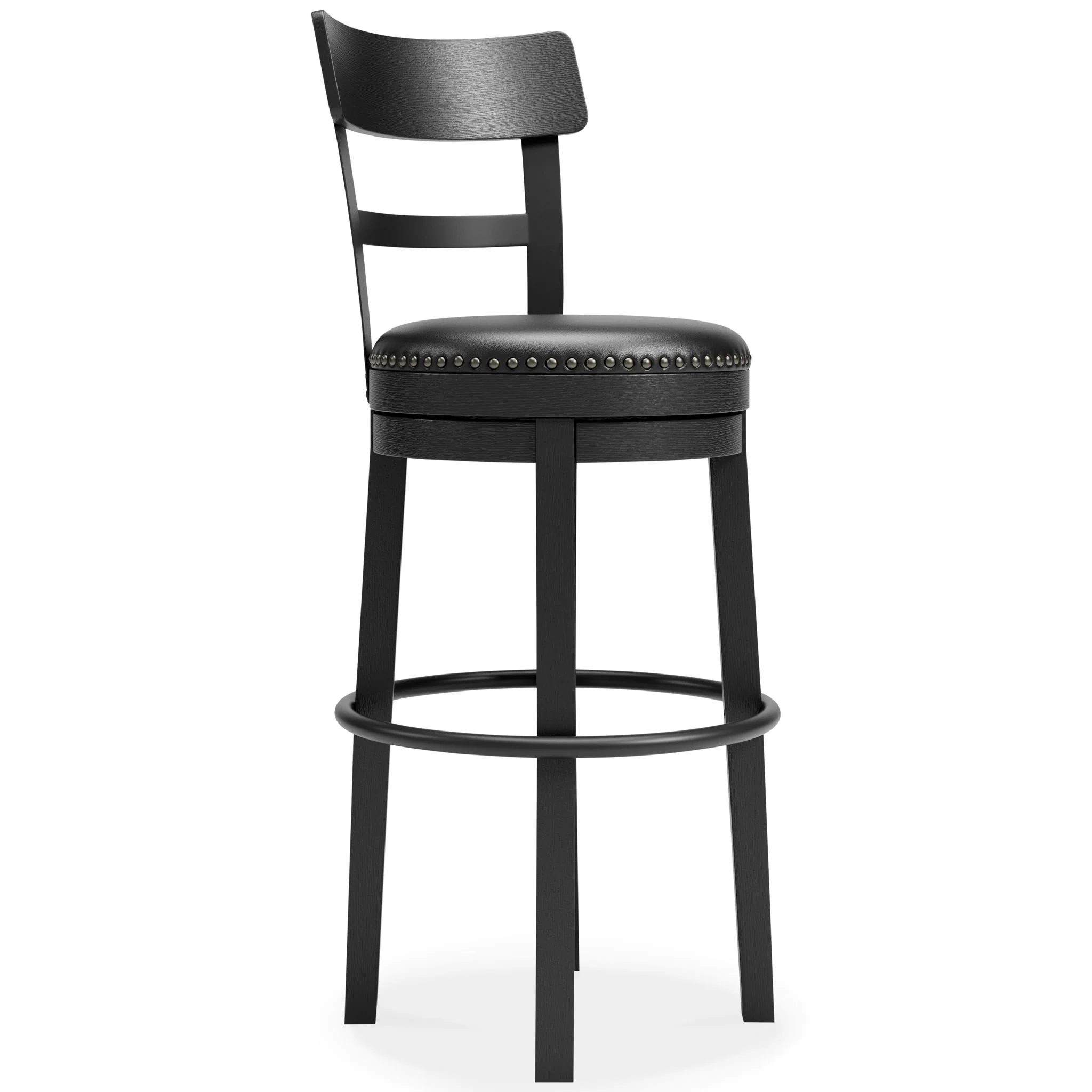 Valebeck - Tall Upholstered Swivel Barstool - Image 3